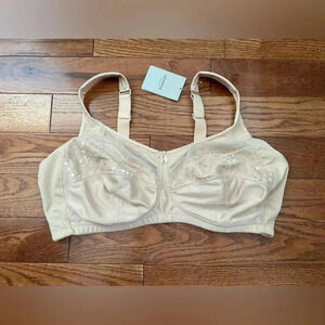 NWT- Amonena Isadora Wire-Free Bra - Nu Sz 46 D